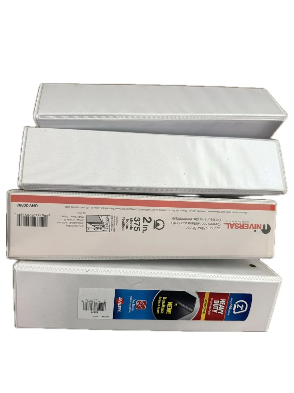 4 Assorted 2-Inch 3-Ring Binders – Gently Used